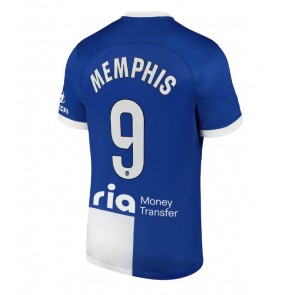 Atletico Madrid Memphis Depay #9 Gostujuci Dres 2023-24 Kratak Rukavima